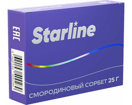 Табак для кальяна Starline Смородиновый сорбет (Старлайн - Смородиновый сорбет) - 25 гр