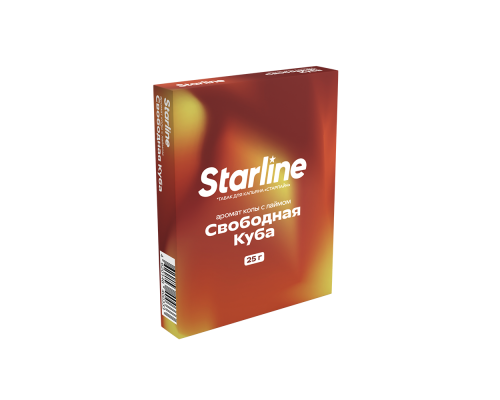 Табак для кальяна Starline Свободная куба (Старлайн - Свободная куба) - 25 гр Табак для кальяна Starline Свободная куба (Старлайн - Свободная куба) - 25 гр