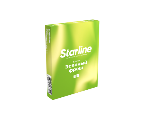 Табак для кальяна Starline Зеленый фреш (Старлайн - Зеленый фреш) - 25 гр Табак для кальяна Starline Зеленый фреш (Старлайн - Зеленый фреш) - 25 гр