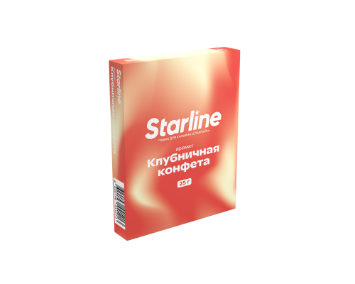 Табак для кальяна Starline Клубничная конфета (Старлайн - Клубничная конфета) - 25 гр Табак для кальяна Starline Клубничная конфета (Старлайн - Клубничная конфета) - 25 гр