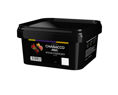 Бестабачная смесь CHABACCO MIX PINK JAM (ФРУКТОВО-ЯГОДНЫЙ ДЖЕМ) 200 ГР  - Грейпфрут Клубника Малина