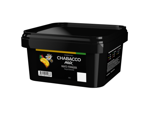Бестабачная смесь CHABACCO MIX MANGO CAMOMILE (МАНГО-РОМАШКА) 200 ГР  - Манго Ромашка Чай