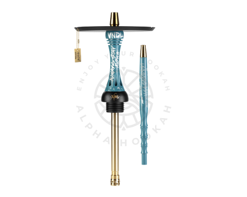 Кальян ALPHA HOOKAH - X VNDL - AZURE (КОМПЛЕКТ: ШАХТА, БЛЮДЦЕ, ШЛАНГ, МУНДШТУК)