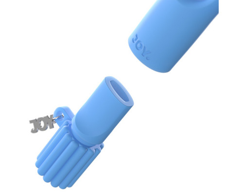 Мундштук персональный JOY. силиконовый (голубой)