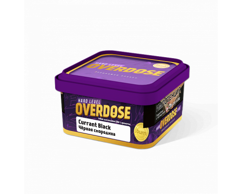 Табак для кальяна Overdose Currant Black  (Овердоз - Черная Смородина) - 200 гр