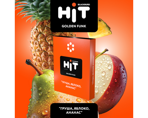 Табак для кальяна HIT GOLDEN FUNK (Груша, Яблоко, Ананас) - 30 гр Табак для кальяна HIT GOLDEN FUNK (Груша, Яблоко, Ананас) - 30 гр