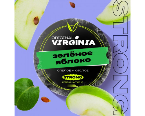 Табак для кальяна Original Virginia Strong (Ориджинал Вирджиния Стронг) Зеленое Яблоко - 100 гр Табак для кальяна Original Virginia Strong (Ориджинал Вирджиния Стронг) Зеленое Яблоко - 100 гр