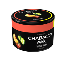 Бестабачная смесь CHABACCO MIX PEACH LIME (ПЕРСИК-ЛАЙМ) 40 ГР 