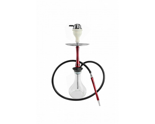 Кальян UNION HOOKAH - SLEEK АКРИЛ КРАСНЫЙ (В КОМПЛЕКТЕ: ШАХТА, МУНДШТУК, БЛЮДЦЕ, КОННЕКТОР, УПЛОТНИТЕЛИ)