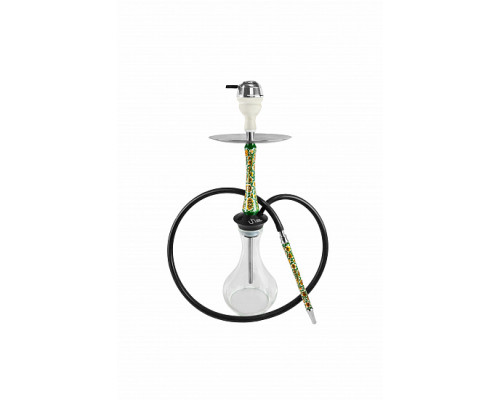 Кальян UNION HOOKAH - SLEEK ХОХЛОМА ЗЕЛЕНЫЙ (ШАХТА, МУНДШТУК, БЛЮДЦЕ, КОННЕКТОР, УПЛОТНИТЕЛИ)