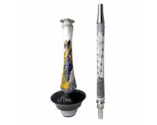 Кальян UNION HOOKAH - SLEEK КОМИКС РОССОМАХА (В КОМПЛЕКТЕ: ШАХТА, МУНДШТУК, БЛЮДЦЕ, КОННЕКТОР, УПЛОТНИТЕЛИ)