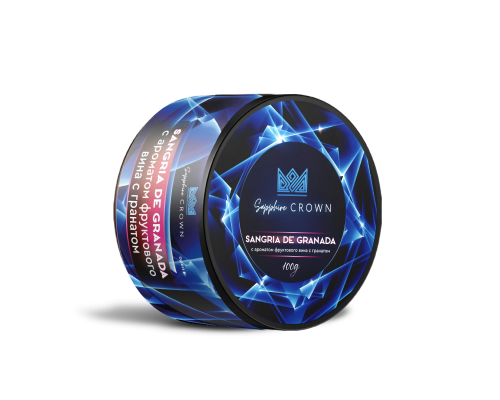 Табак для кальяна Sapphire Crown Sangria De Granada (Сапфир Краун - Фруктовое вино с Гранатом) - 100 гр