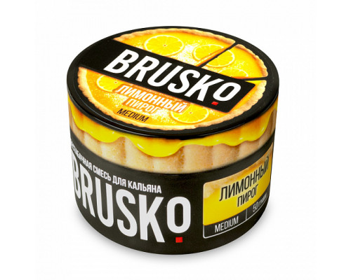 Бестабачная смесь BRUSKO ЛИМОННЫЙ ПИРОГ (БРУСКО) - 50 ГР