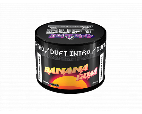 Бестабачная смесь DUFT INTRO - BANANA GUM (БАНАНОВАЯ ЖВАЧКА) - 50 ГР - Банан Жвачка 
