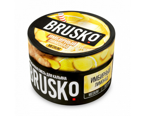 Бестабачная смесь BRUSKO ИМБИРНЫЙ ЛИМОНАД (БРУСКО) - 50 ГР