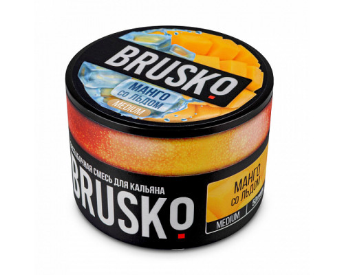 Бестабачная смесь BRUSKO МАНГО СО ЛЬДОМ (БРУСКО) - 50 ГР