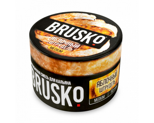 Бестабачная смесь BRUSKO ЯБЛОЧНЫЙ ШТРУДЕЛЬ (БРУСКО) - 50 ГР