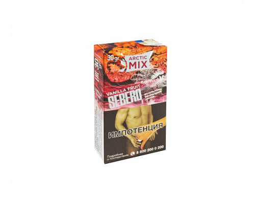 Табак для кальяна Sebero Arctic Mix Vanilla Fruit (Себеро Арктик Микс - Фруктовая ваниль) - 30 гр