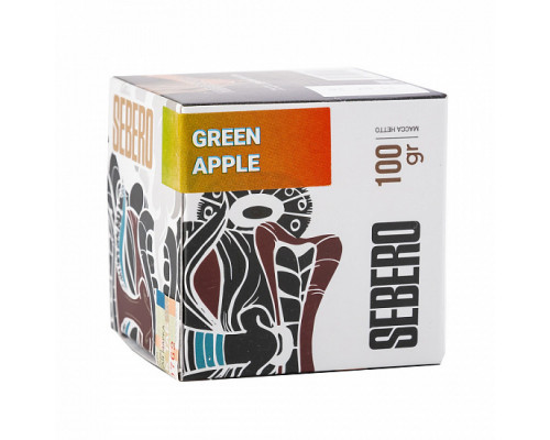 Табак для кальяна Sebero Green Apple (Себеро - Зелёное яблоко) - 100 гр