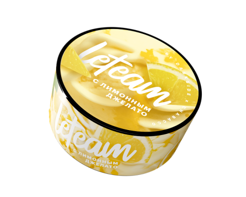 Бестабачная смесь для кальяна leTeam с Лимонным Джелато - 25 гр